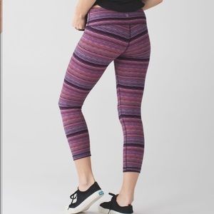 Lululemon wunder under crop size 8